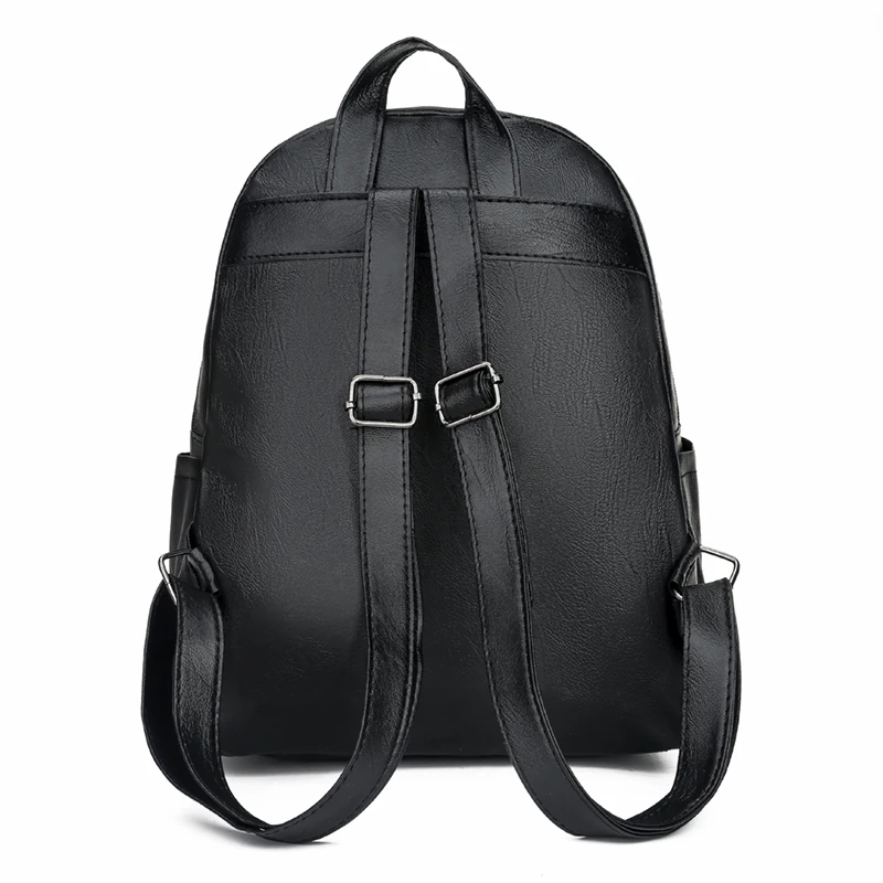 China Supplier New Style Korean Fashion Trend Knapsack PU leather Backpack