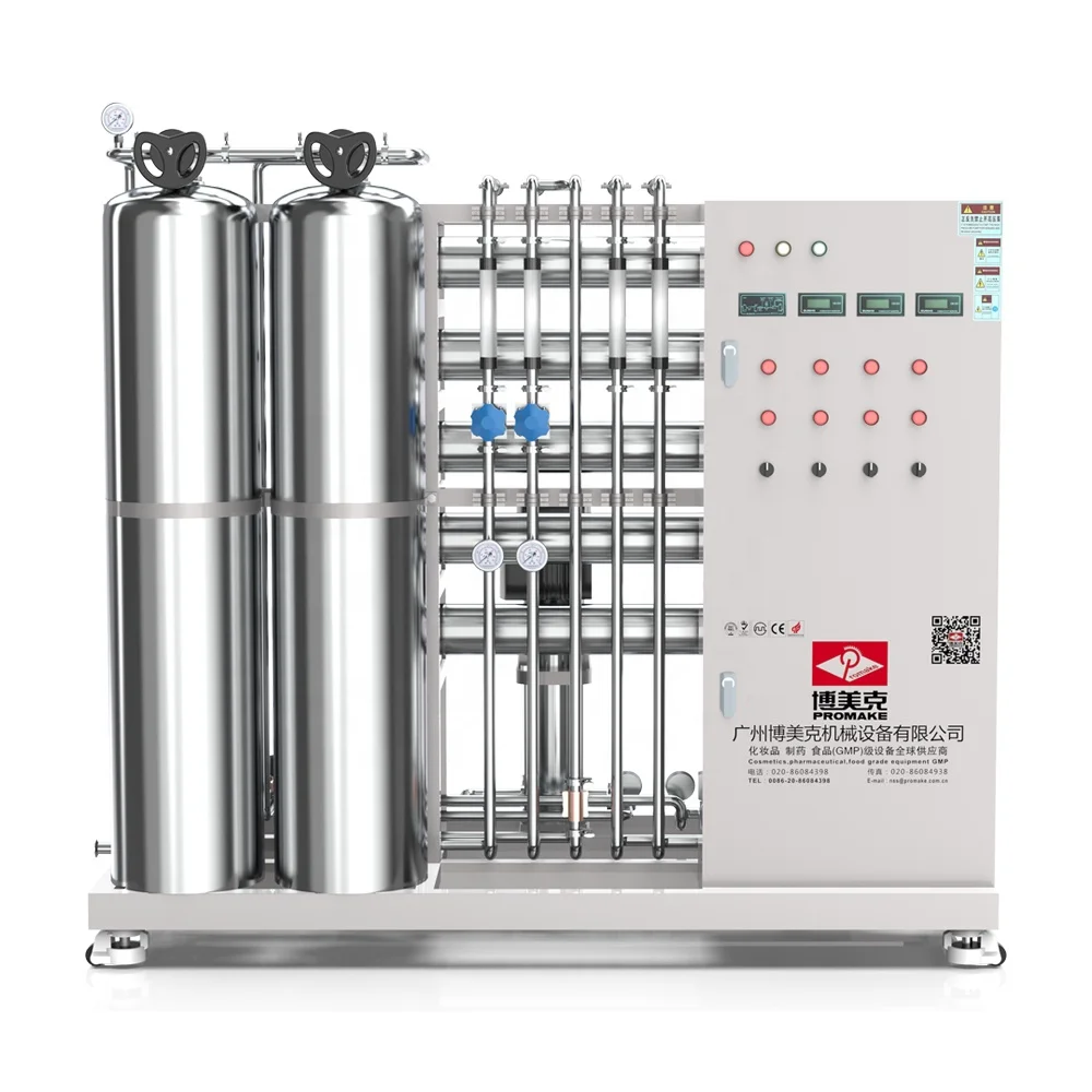 RO-500L/H two-stage reverse osmosis stainless steel water treatment reverse osmosis equipment