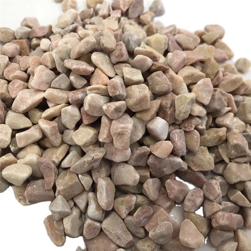 wholesale 3-6mm / 6-9mm / 9-12mm Green zeolite pebbles stone/ marble pavers cobblestone