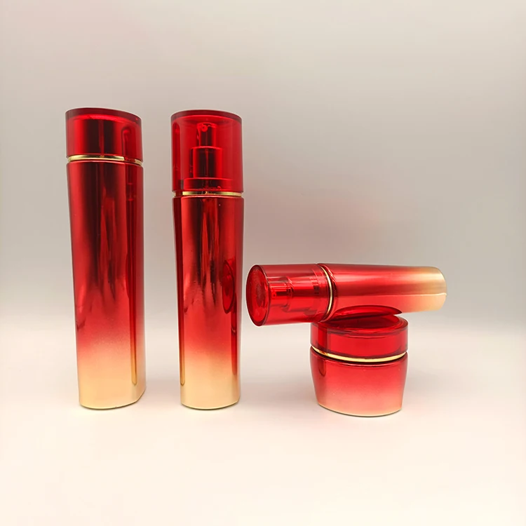 luxury glass cosmetic jar dropper bottle glass frosted serum bottle packaging cosmetic jar 200ml