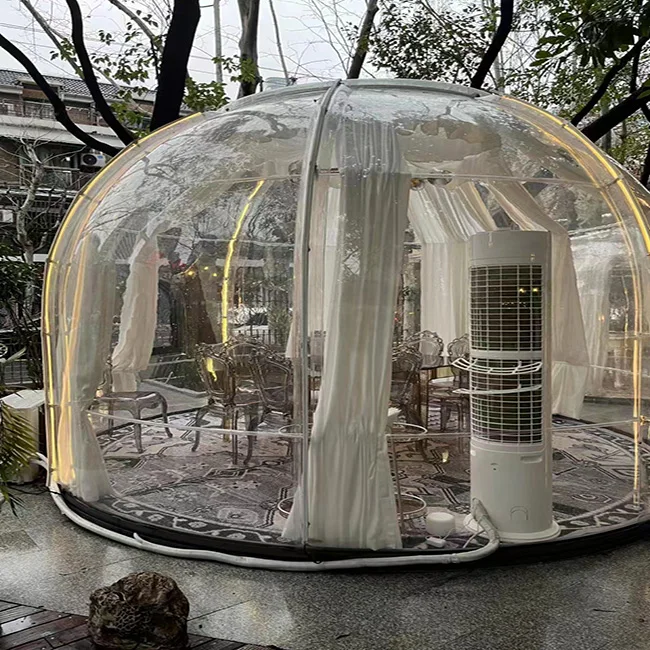 Rain and impact resistant outdoor Transparent Garden Dome Luxury Dome Bubble House