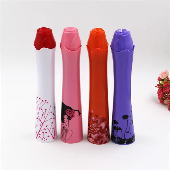 LS New different designs plastic flower rose bottle umbrella