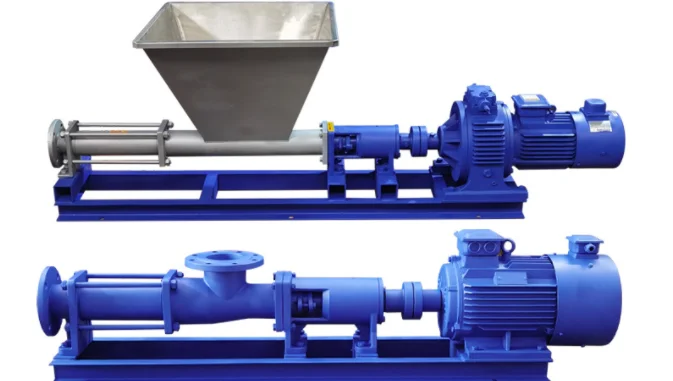 China selling micro eccentric single sludge screw single screw pump