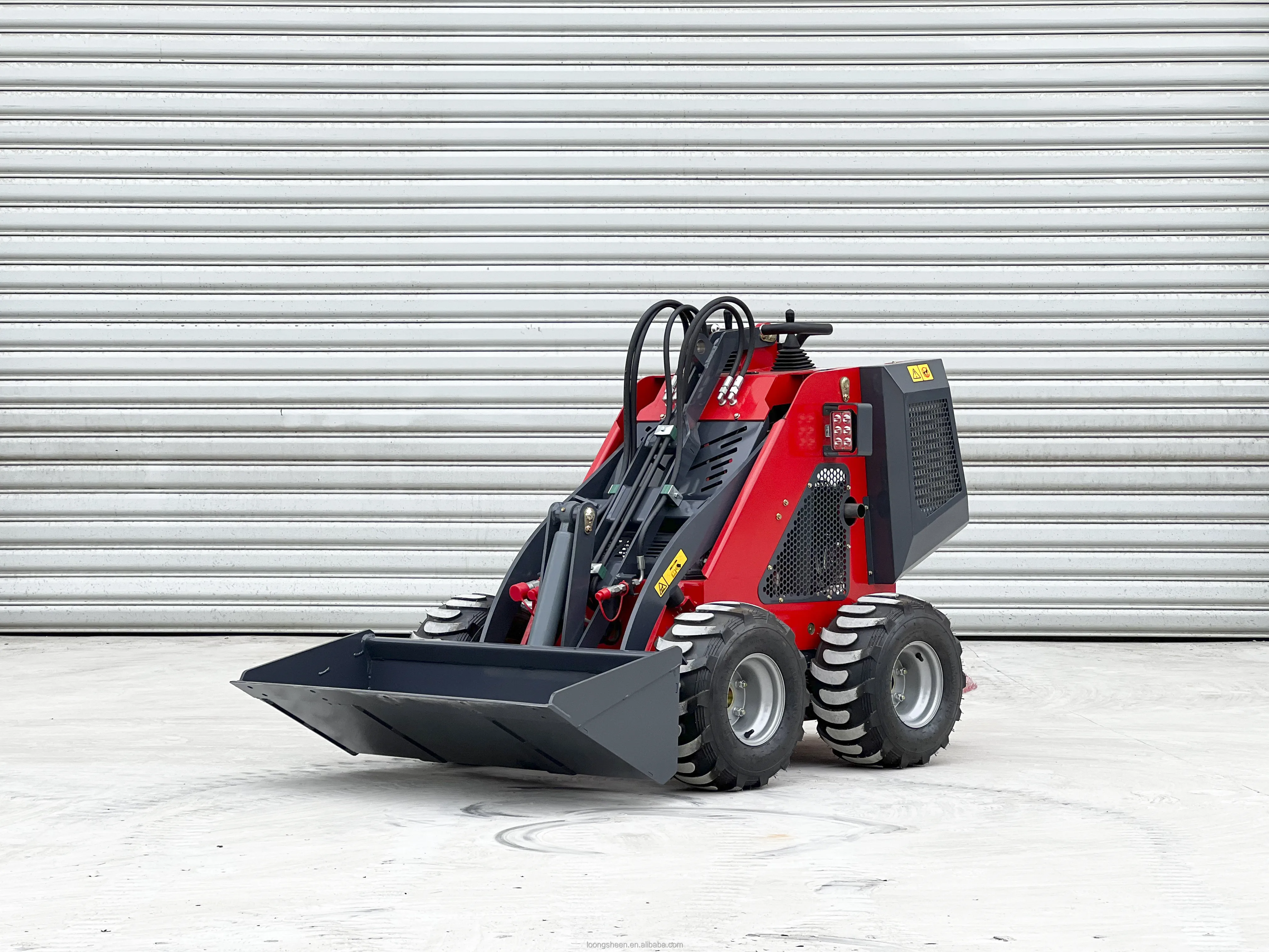 4 Wheel Tire Driving 0.5 Ton Hot Small Skid Steer Loader for Sale China Brand New Skid Steer Loader
