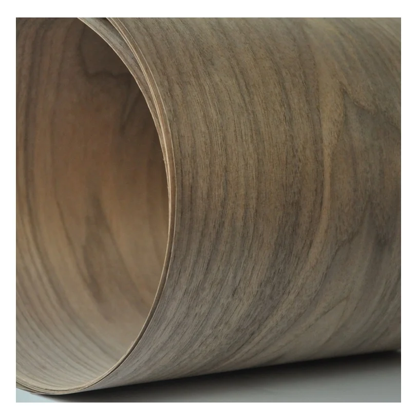 Engineered Veneer Black Walnut Reconstituted Veneers Recon Wood Veneer For Furniture Door Skin