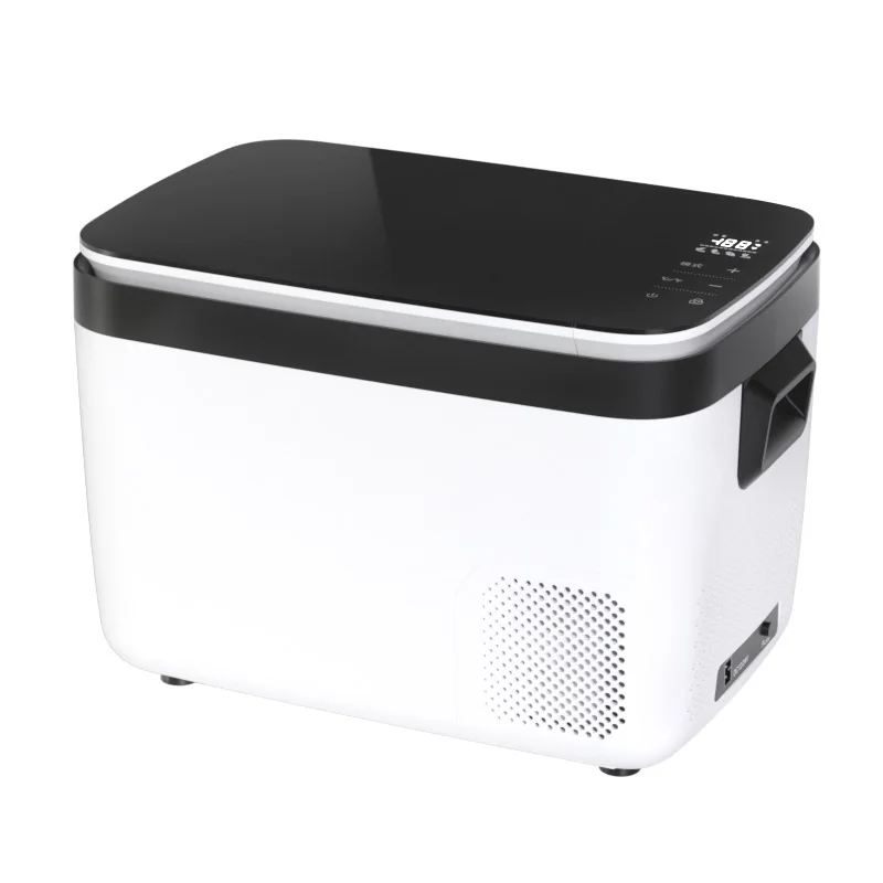 25L DC12V/24V Commercial Clear Ice Cube Maker Machine Picnic Outdoor Refrigerator Deep Freezer