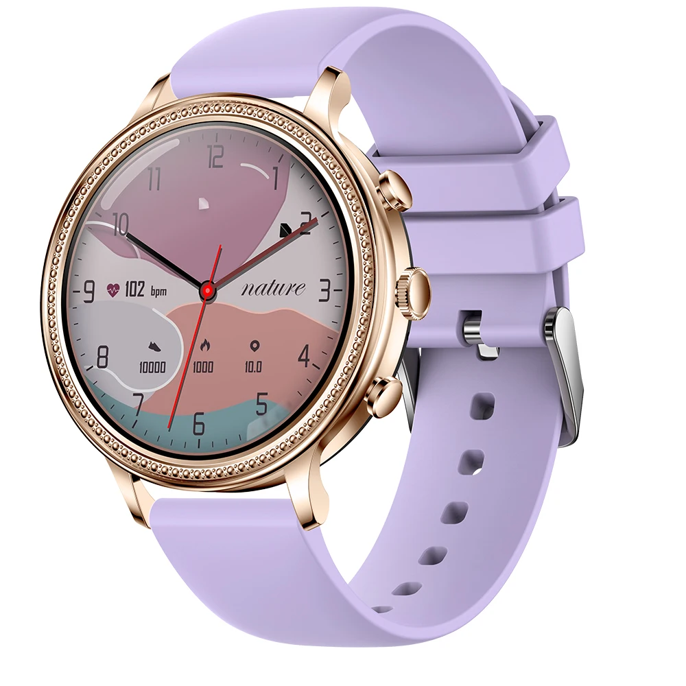 New V60 Smart Watch Women Bracelet Bluetooth Calling Music Playback Heart Rate Blood Oxygen Monitoring Sports Smartwatch for IOS