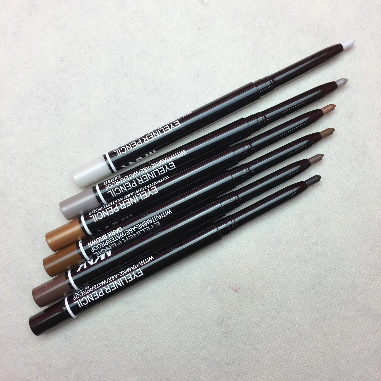 Waterproof Eyeliner Gel Pens Brown Automatic Rotary Black Cosmetic Eyebrow Pen Wholesale