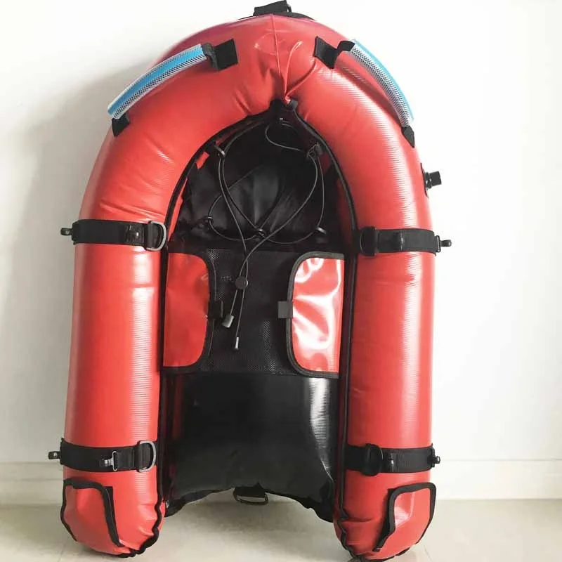 hot sales Inflatable PVC Spearfishing Float Boats with Inner PVC Bladder and flag and Air pump