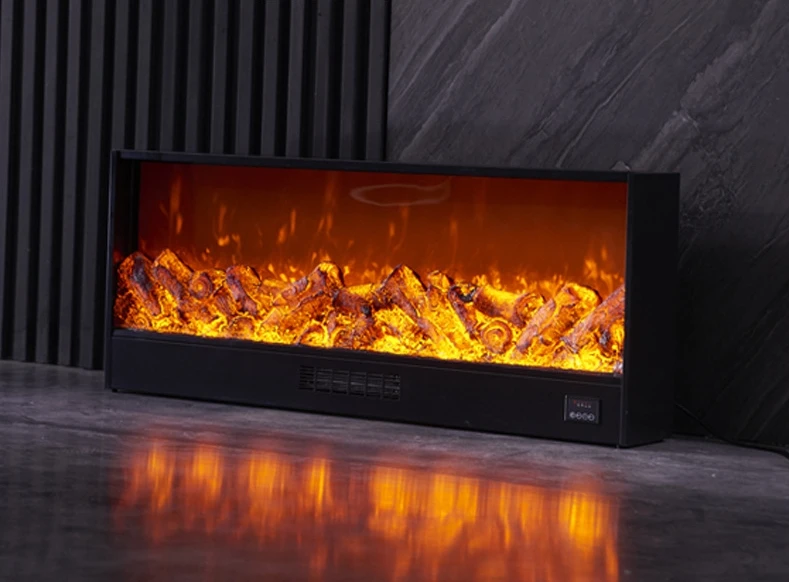 Ornamental electronic fireplace dining bar LED decorative fireplace non-standard custom villa decorative cabinet simulation fire