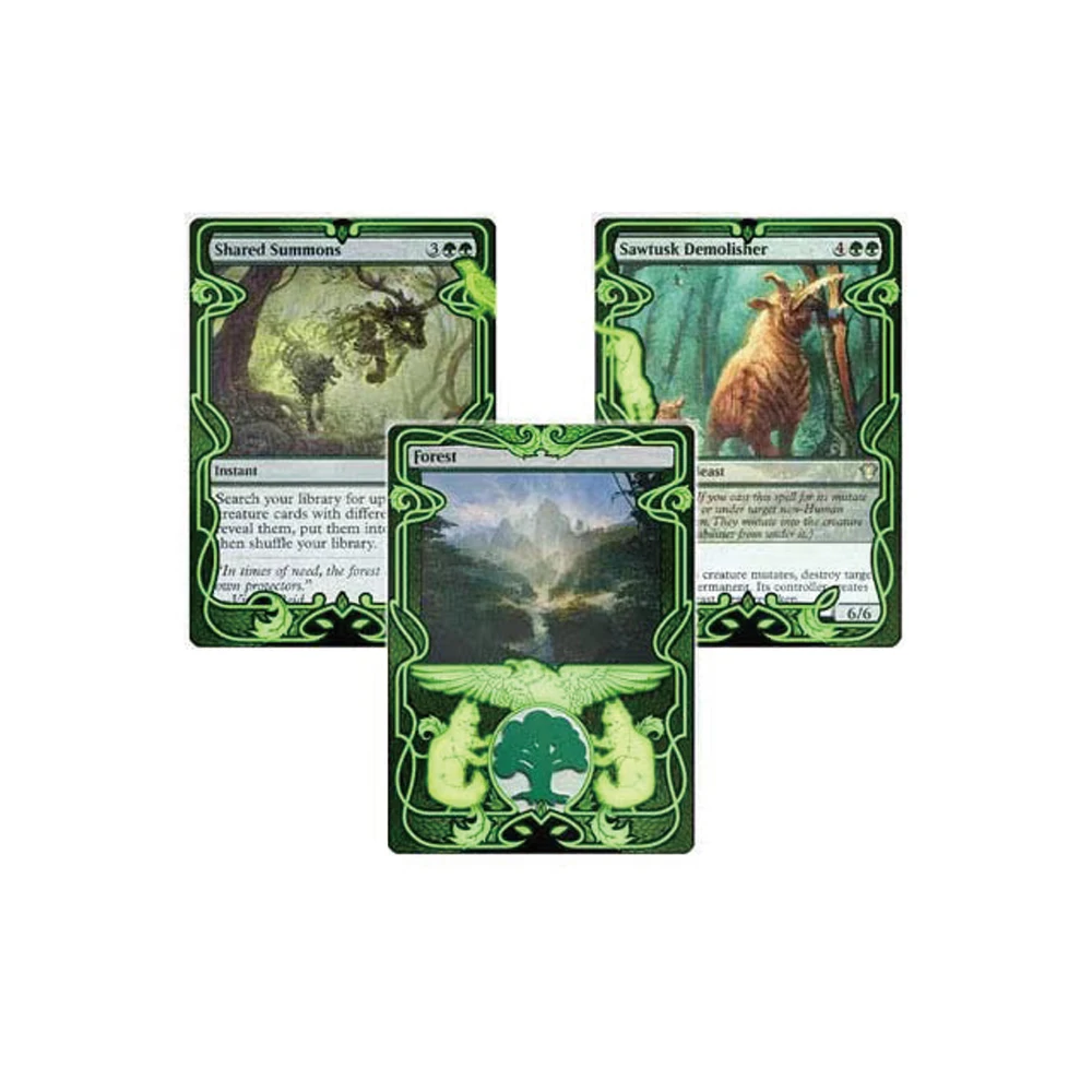 Pack of 50 Fits Over MTG Sleeves Custom Border Over Sleeves, Character Guard Card Sleeves