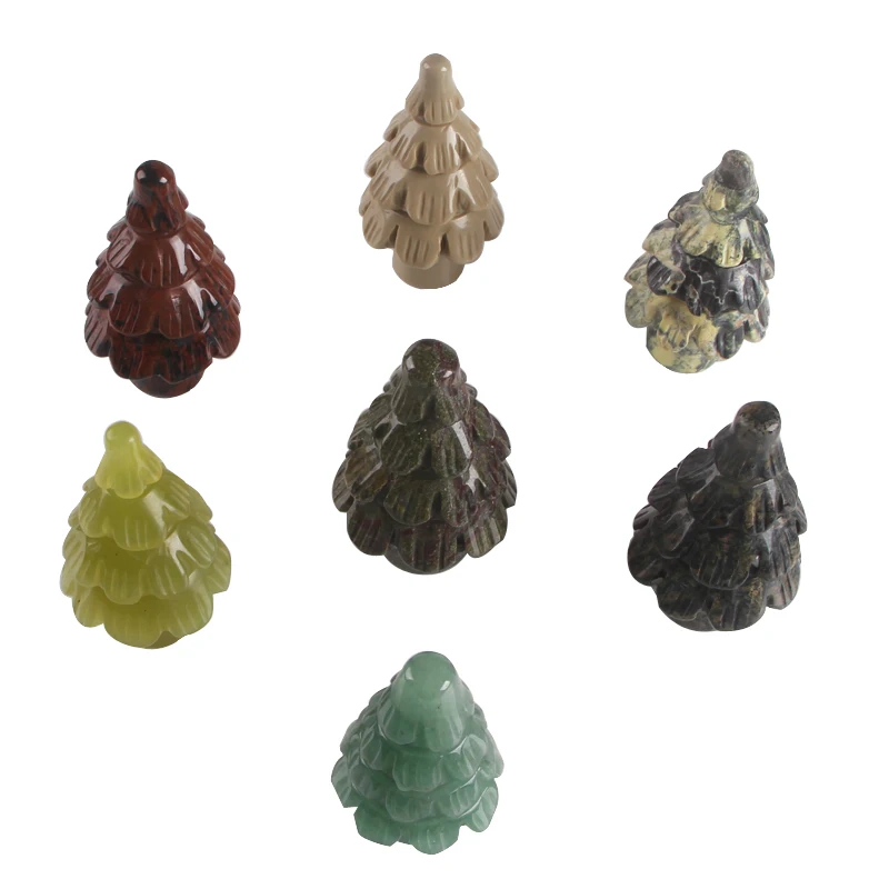 Wholesale Home Decoration Natural crystal christmas ornaments crystal Tree for Christmas gifts