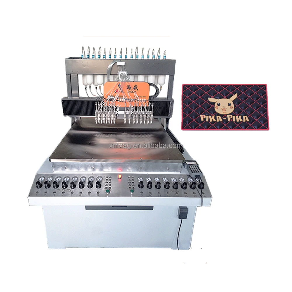 Competitive Price factory automatic car mat car carpet soft  PVC making machine gantry screw dripping machine