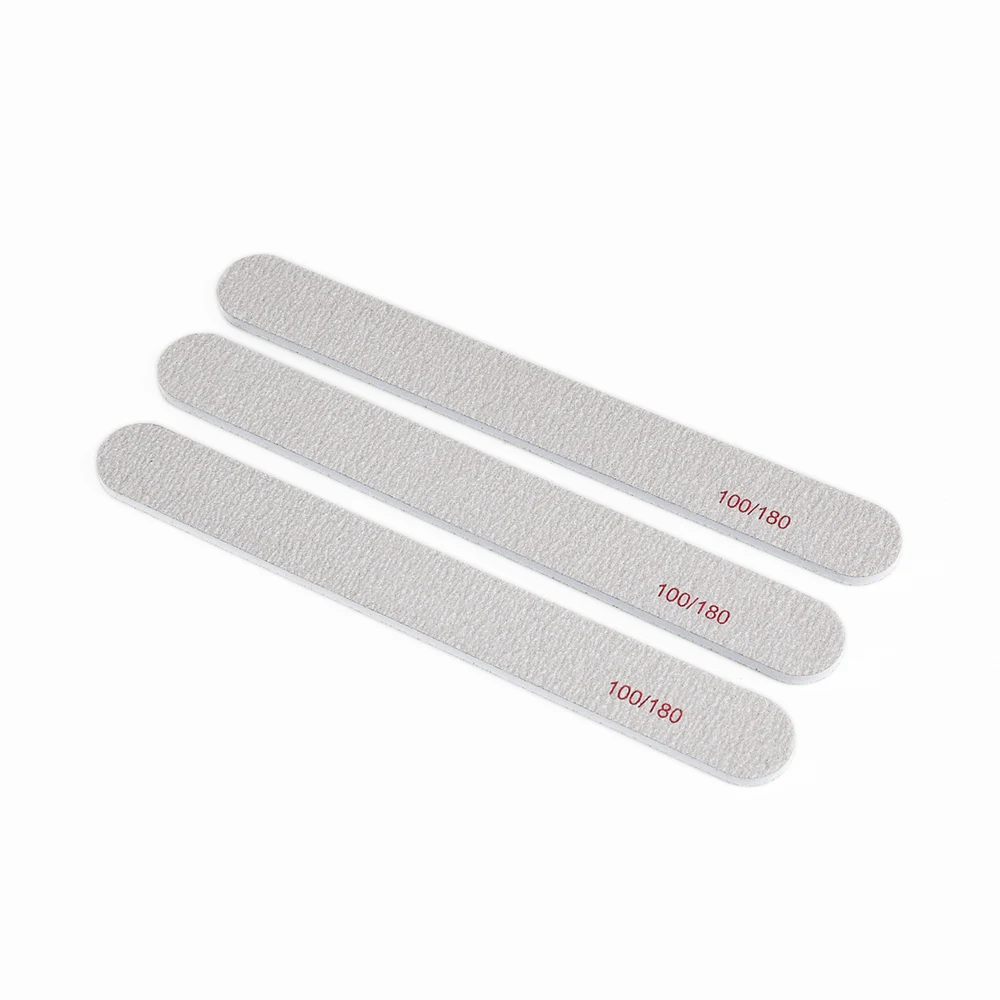 1000Pcs/Case Professional Wholesale Nail Manicure Tool 2 Sides Zebra Regular Nail File Set For Nail Beauty