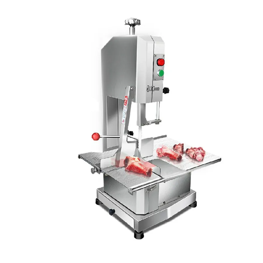 Industrial Commercial Table Electric Fish Pork Cow Beef Frozen Meat Bone Band Saw Cutting Machine