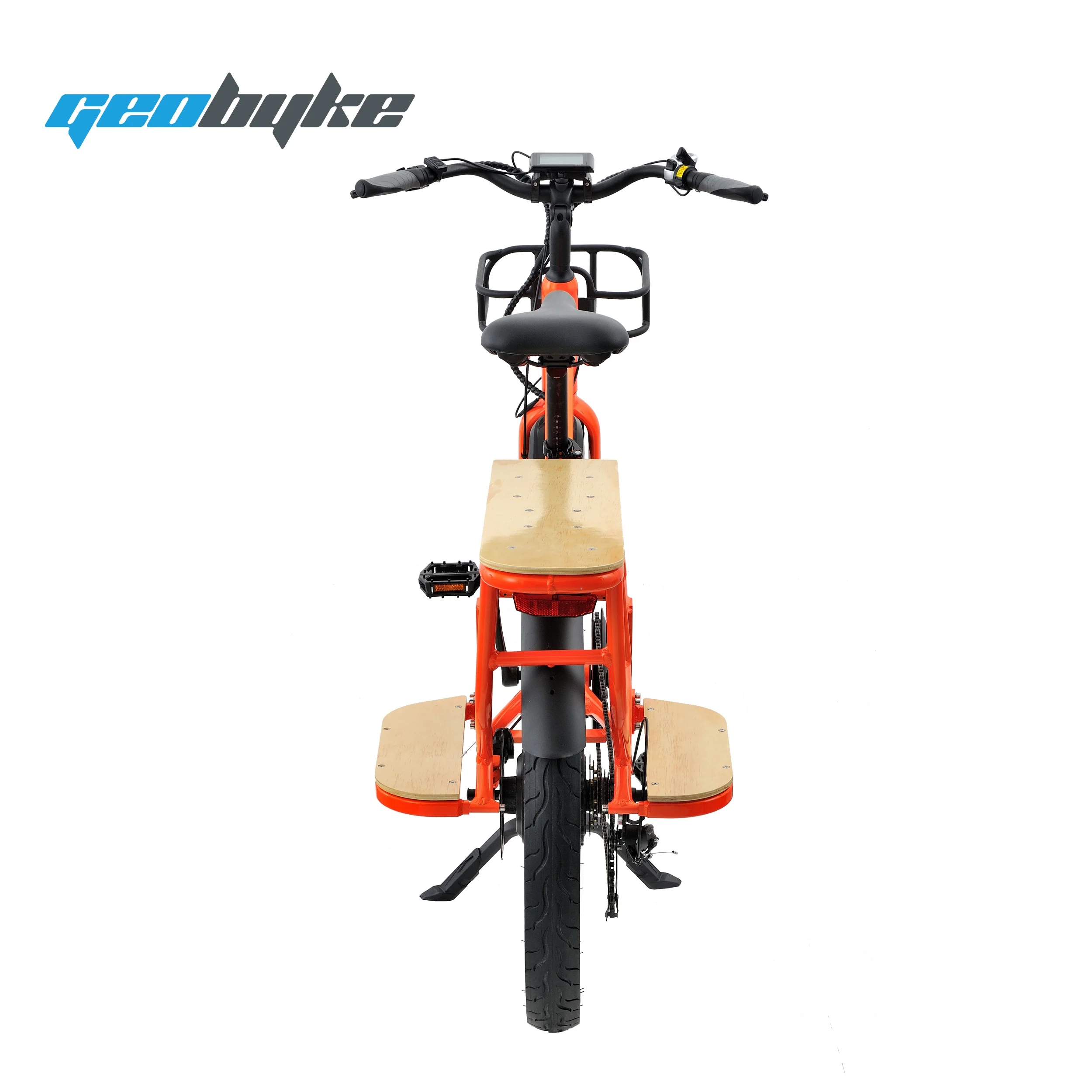 Electric Cargo Bike Dual Battery 48V 500W Long Seat Bike Delivery