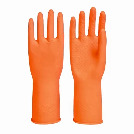 Многоразовые длинные Водонепроницаемые длина плеча химически стойкие защитные промышленные латексные Рабочие резиновые перчатки