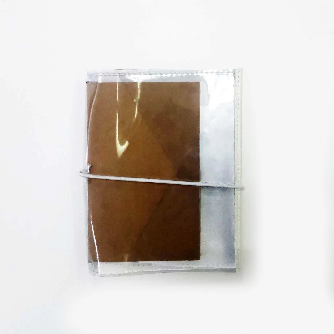 Hot Selling Soft Cover New Design A6 Transparent Book Cover with Elastic Band