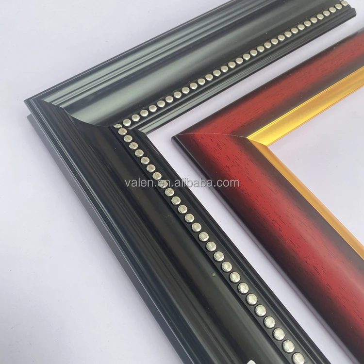 Wholesale Factory Direct Free Sample Black Wood-Like Frame Moulding Photo Poster Picture Wall Pictures Painting Mirror Frame