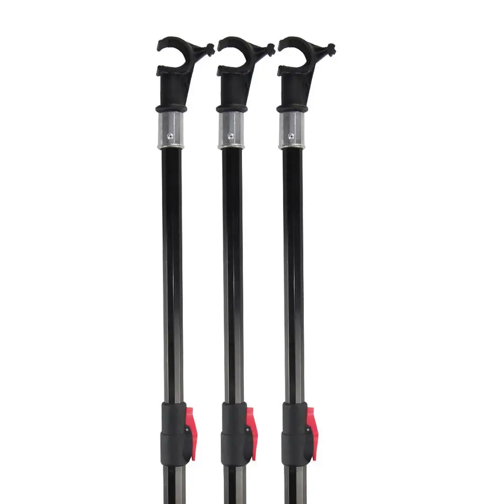 Extentool telescopic window opening pole rod skylight hook with 2 meters extension spring button locking poles