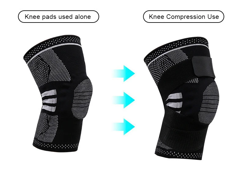 2022 Новое прибытие колено рукав наколенники компрессионный бандаж на колено для устранения боли в суставах и артрита