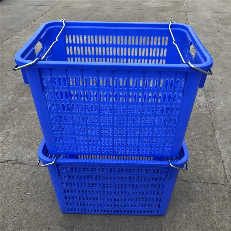 Manufacturer Custom Warehouse Food Grade Vegetable Fruit Foldable Crate Collapsible Plastic Crate