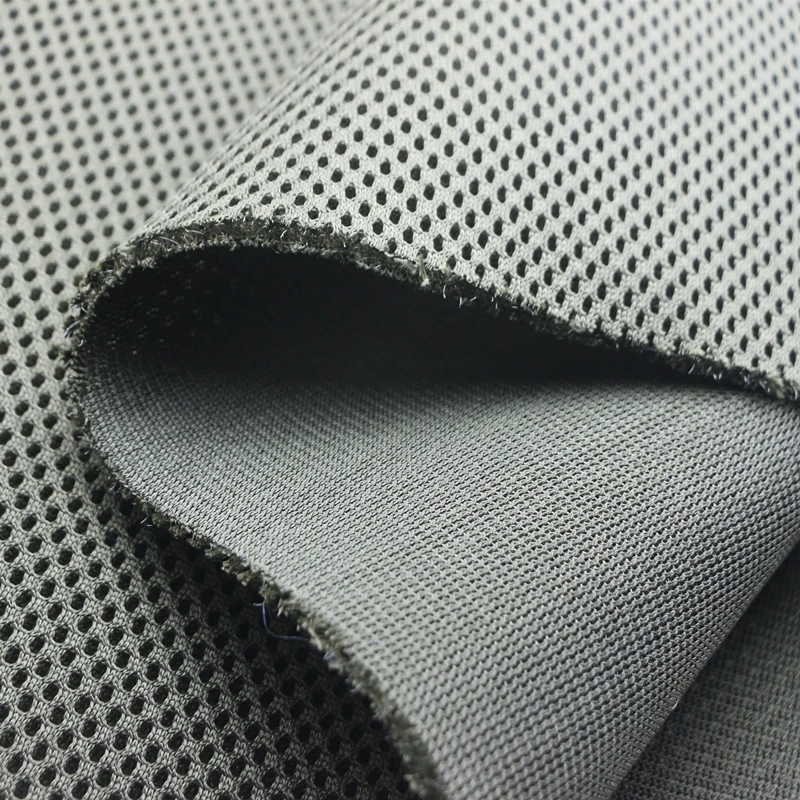 Soft Recycled Polyester Sandwich 6mm Filling Material Spacer 3D Air Mesh Fabric for Mattress Pillow Office Chair Car Seat Shoes