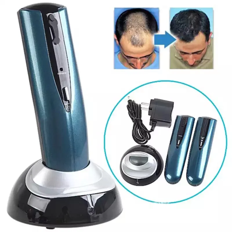 Electric impulse Massage Head Stimulate Scalp Infrared EMS Laser Hair Growth Brush Regrowth Comb