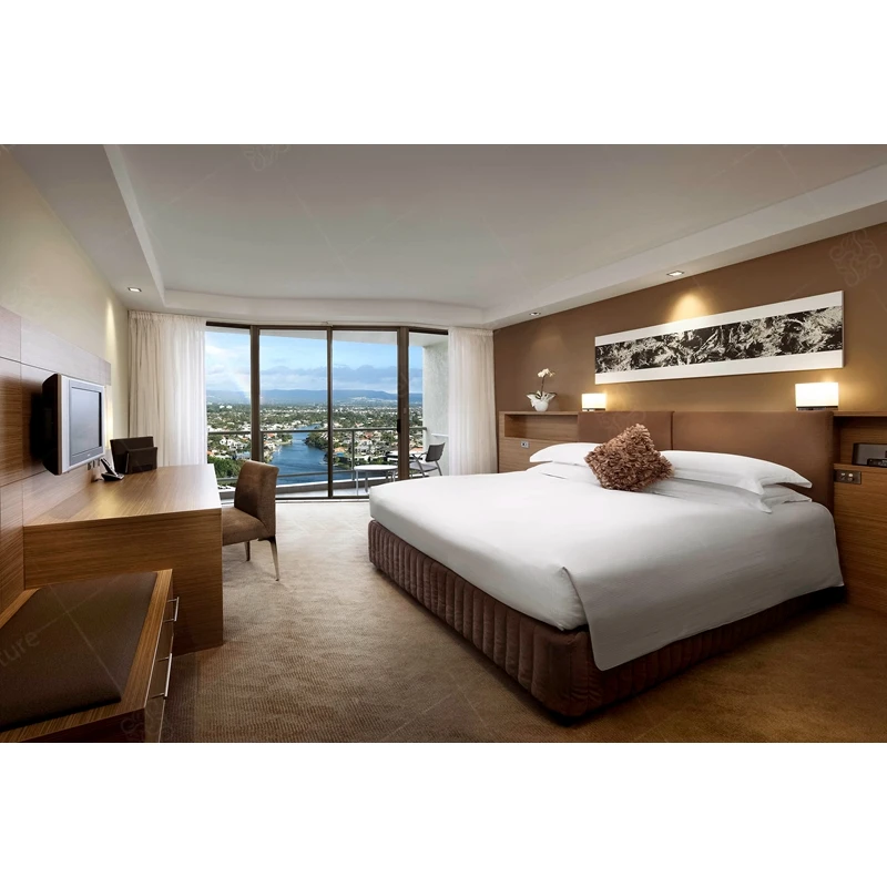 
Luxury 5 Star Hotel Bed Room Furniture Bedroom Set For Sofitel Hotel Used 