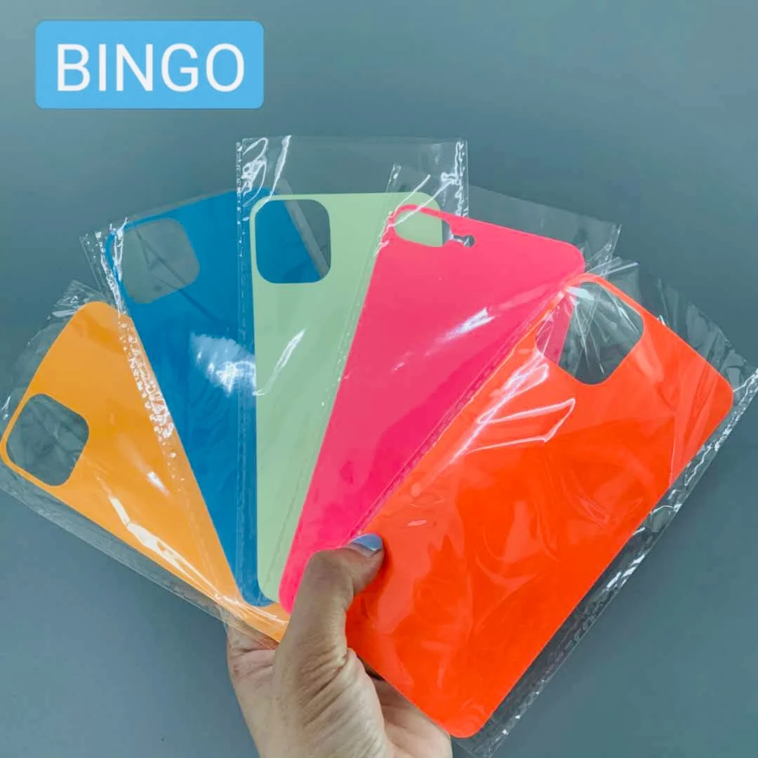 DI Luminous back side full glue film screen protector guard full glue for iphone12 x pro iphone X 11 12 max mini