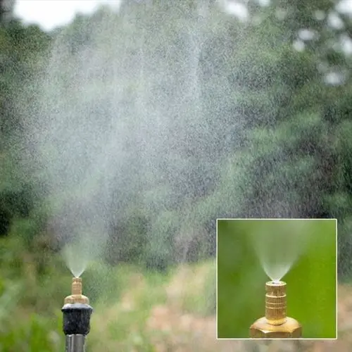 Садовая наружная система охлаждения туманом распылительная сопла насосная низкого давления