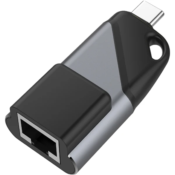  Алюминий 10M/100M/1000M сетевой USB-C для RJ45 Gigabit Ethernet-адаптер с разъемами типа C Ethernet