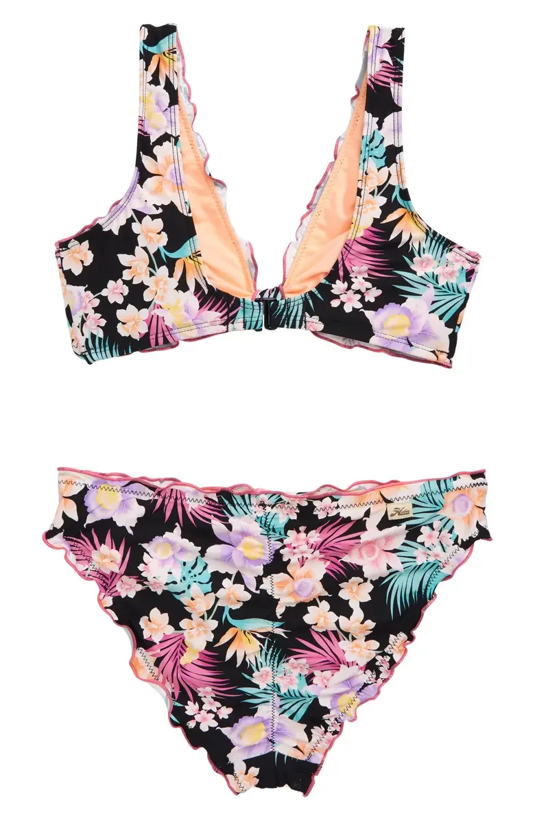 custom design swim wear bikini kids girls bikini  13 year old bikini girls high quality girls swimwear