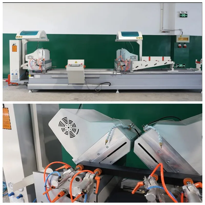 Best Price Automatic 2 Head CNC Window Door Making Machine Of Window Frame Saw