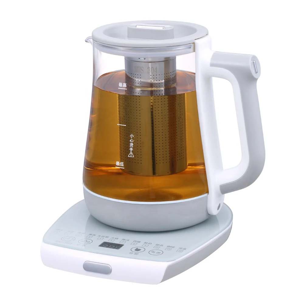 New KC/CE/CB/LFGB/ROHS Certificates intelligent electric kettle digital glass teapot healthy pot/ Bouilloire
