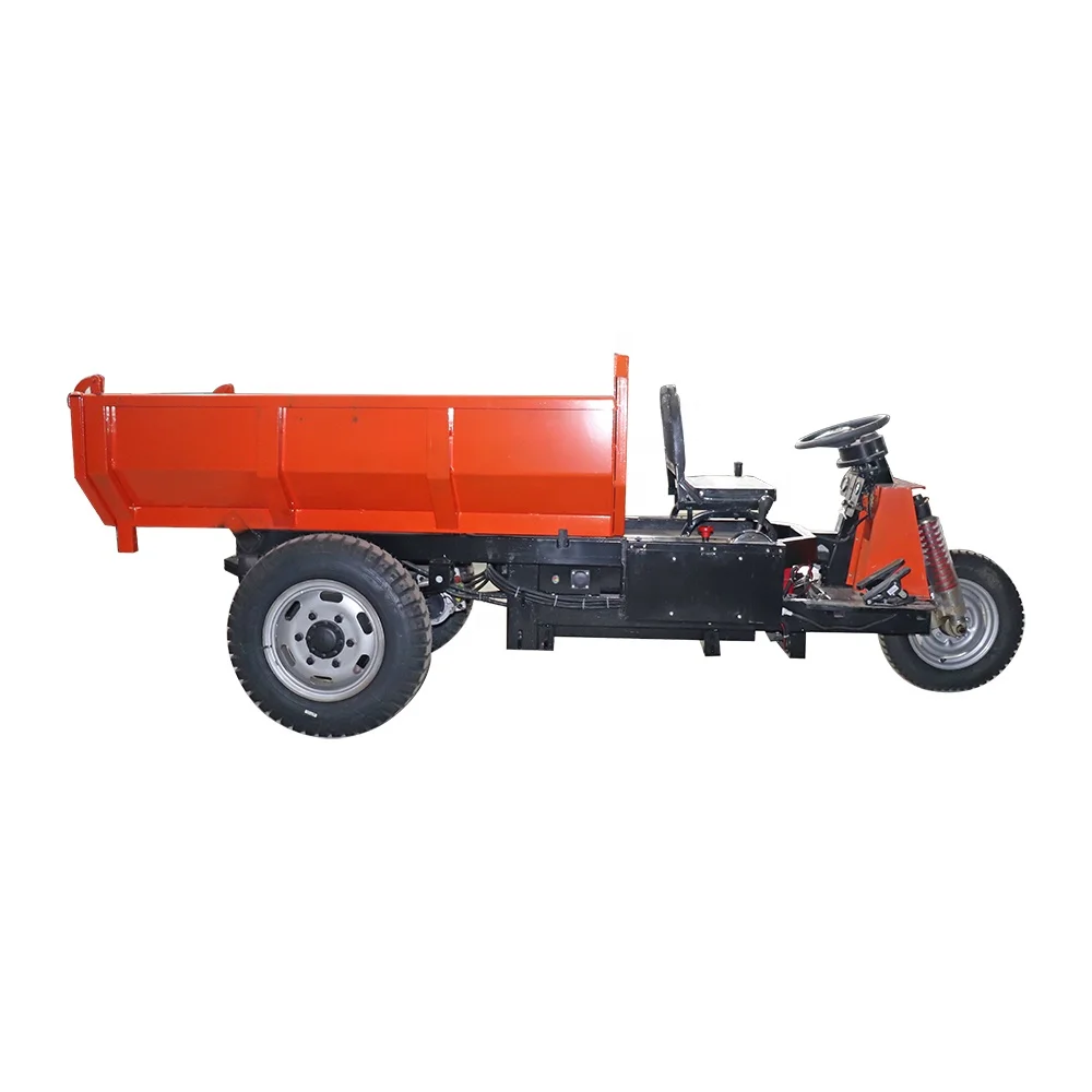 three wheel electric dumper truck  3 tons electric Tricycle for mining three wheel electric dumper for cargo