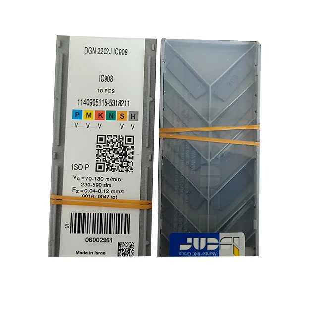 Iscar Grooving Insert for CNC Lathe Cutting Tools DGN2202J IC908