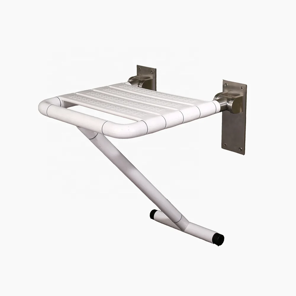
Wall Mounted Folding Shower Stool Bathroom Safety Disabled Shower Toilet Seat 