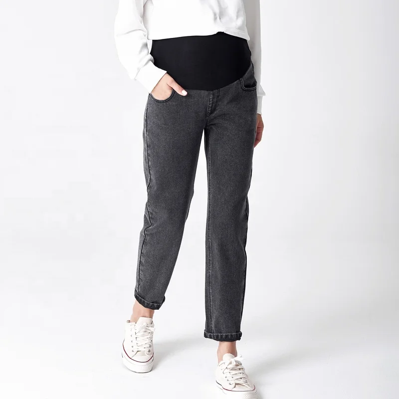 Elastic Waist Maternity Jeans Pants For Pregnancy Clothes For Pregnant Women Loose Maternity pregnant Trouser