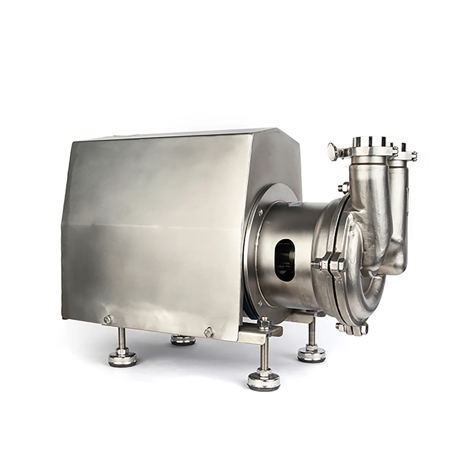 CIP-B25-5.5kw 7.5HP Food Grade AISI304 Industrial Transport Alkalis Self-Priming Pump with Double Meachanical Seal