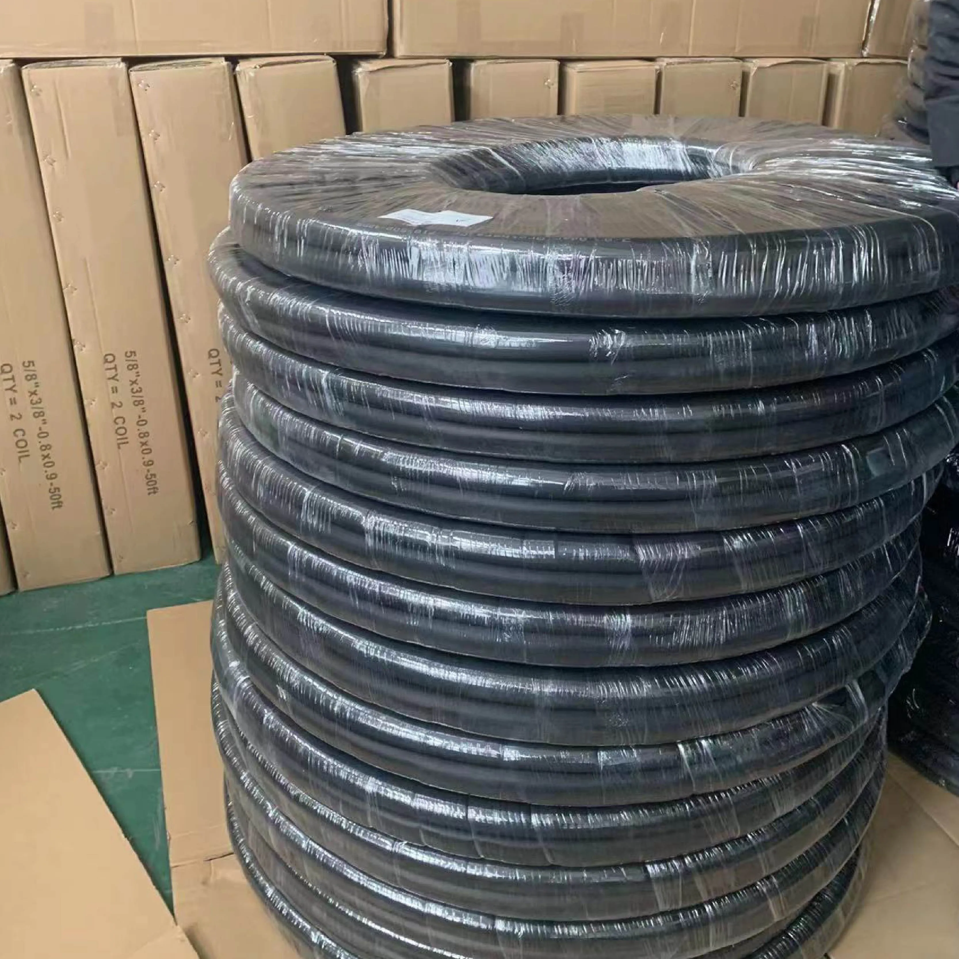 1/4-3/8 Copper Line Set for Air Conditioning 50FT. Air Conditioner Parts