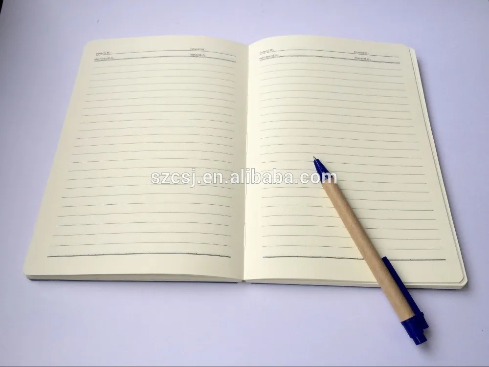 A5 PU leather sublimation journal soft cover custom notebooks no minimum