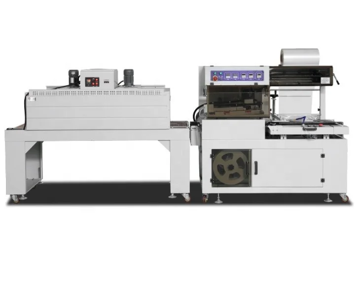 Multi use food field pallet packing plastic film wrap cutting thermo and shrink packing machine