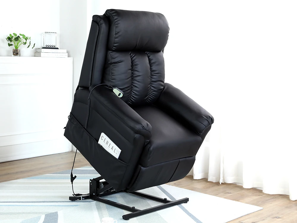 
Eletronic power Lift 8 points vibration leather lazy down living room recliner massage sofa 
