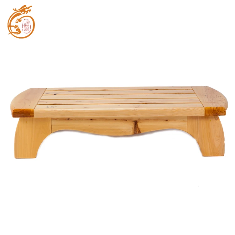 Wholesale Footstool Wooden Bathroom Living Room Walnut Stool