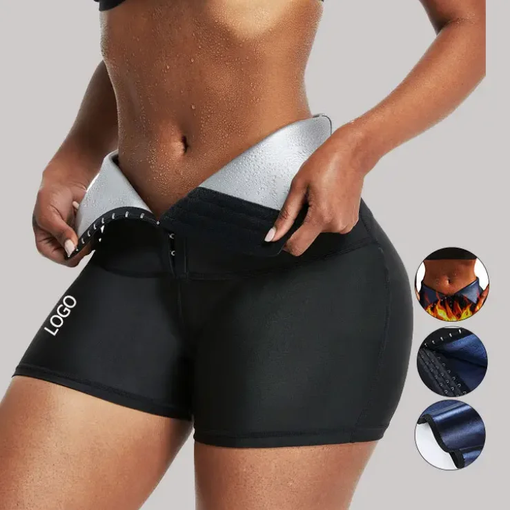 New design High Waist  Workout Body Shaper Suits Sauna Pants Women Sweat  Leggings