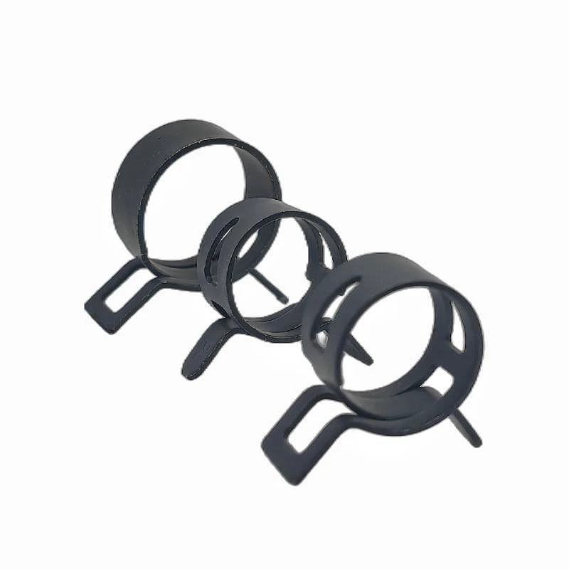 Dacromet spring band hose clamps