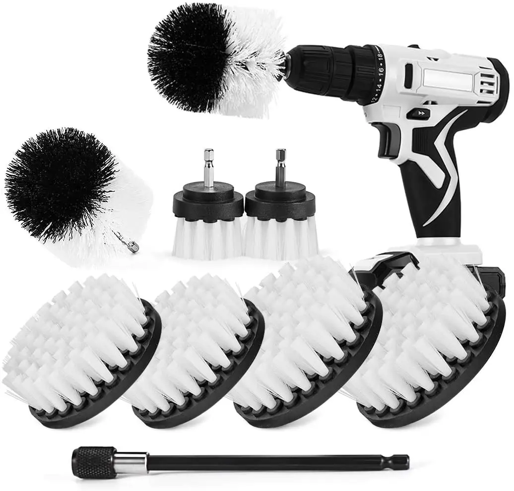 Drill Brush Attachment Set,Power Cleaning Scrub Brush,All Purpose Drill Brushes  Car Cleaning