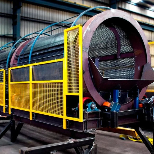 Сверхмощные мусорные машины для переработки твердых отходов, линия строительных отходов