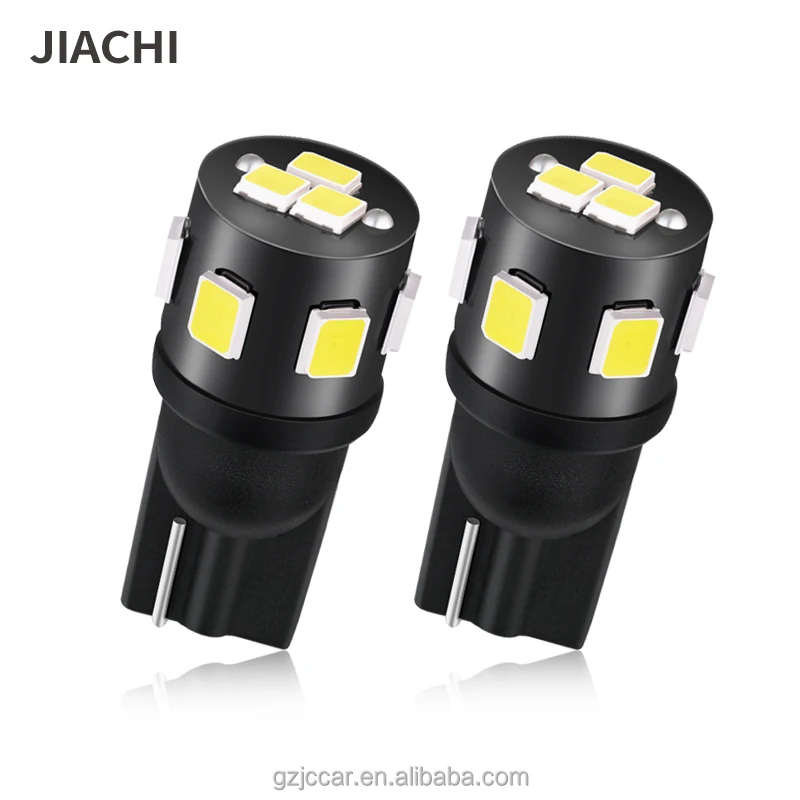 JiaChi Car Automotive Low Beam Lighting Range 164 158 W5w T10 Led Lamp Bulbs For Width Reading Trunk Light 2835Chip 9smd FPC 12v
